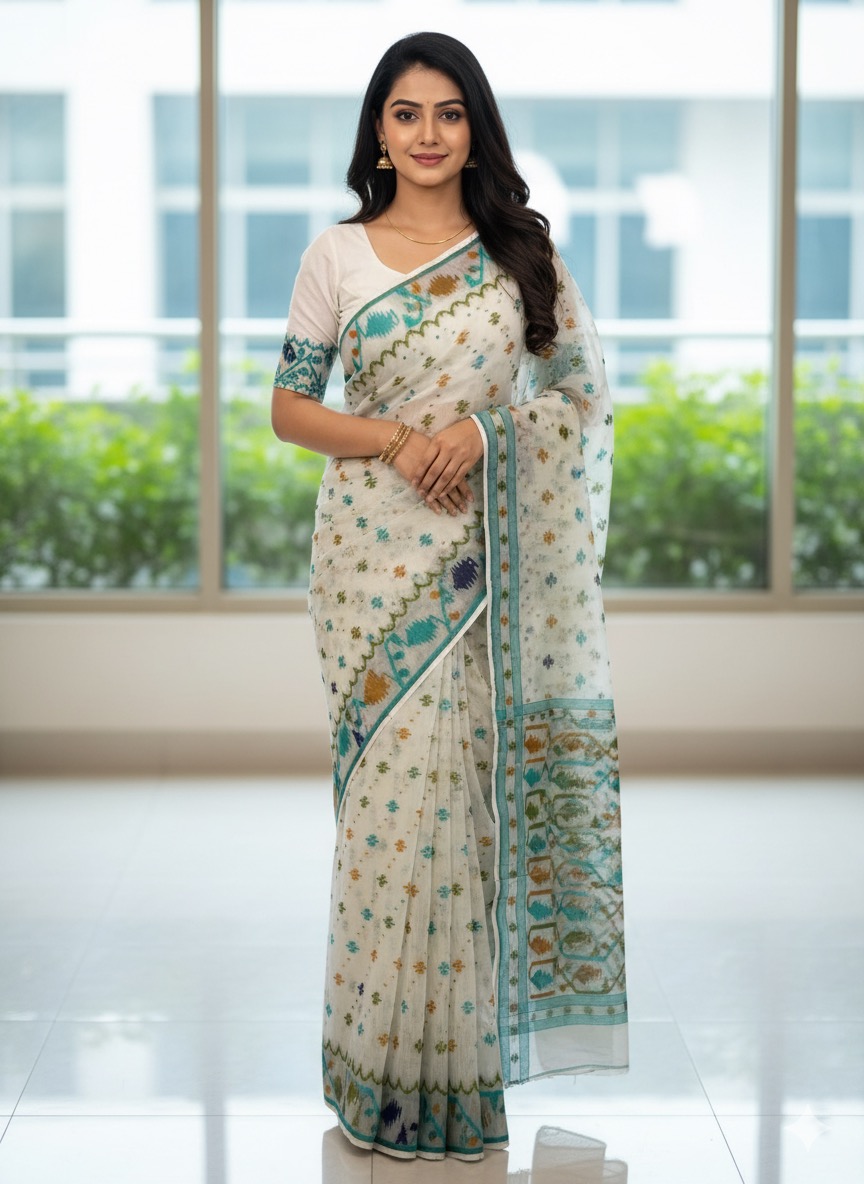 Tussore Saree