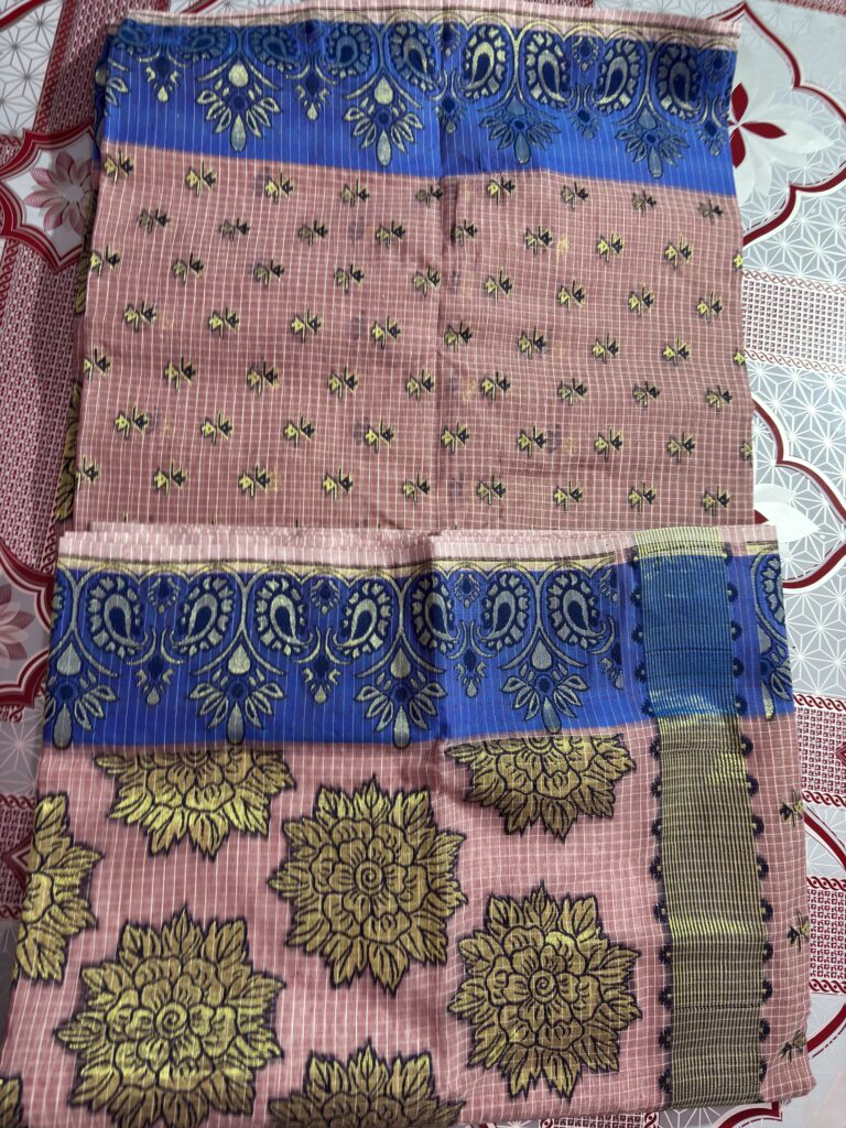 Silk Dhakai Rosy Pink