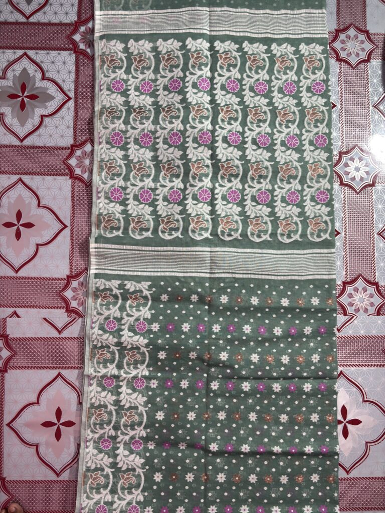 B.P Dhakai Dark Teal Green