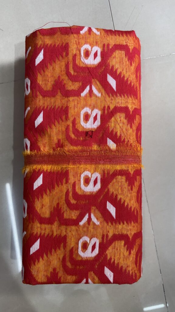 B.D Dhakai Bright Orange-Red