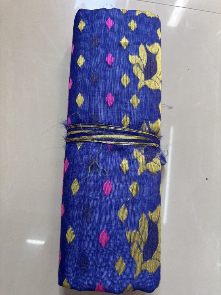 Belpata Dhakai Dark blue