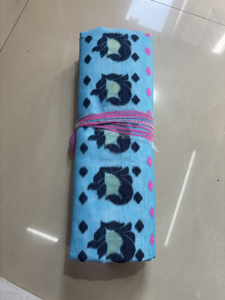 Belpata Dhakai Light Blue