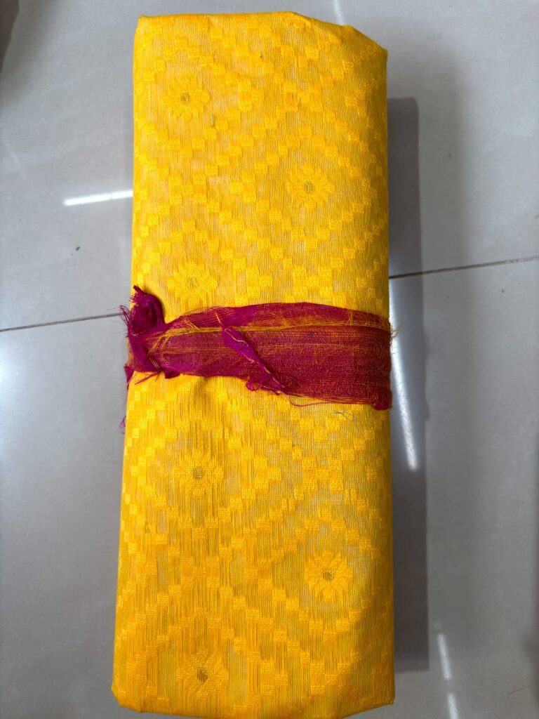 Jalbandi Dhakai Yellow