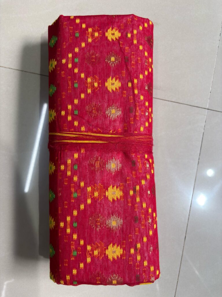 Jalbandi Dhakai Red