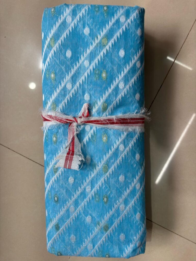 Karat Jamdani Sky Blue