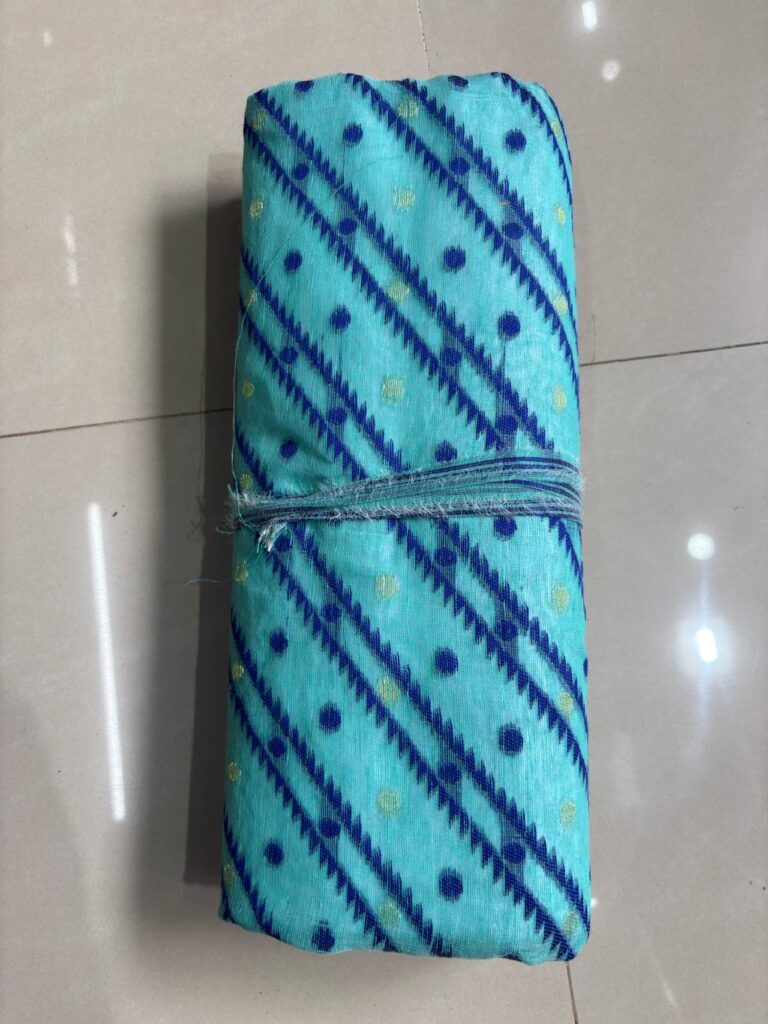 Karat Jamdani Aquamarine