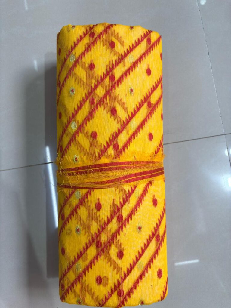 Karat Jamdani Yellow