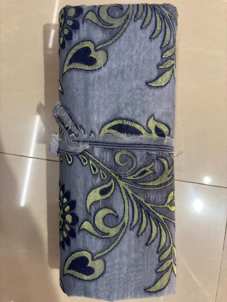 Diomond Jamdani Light Grey