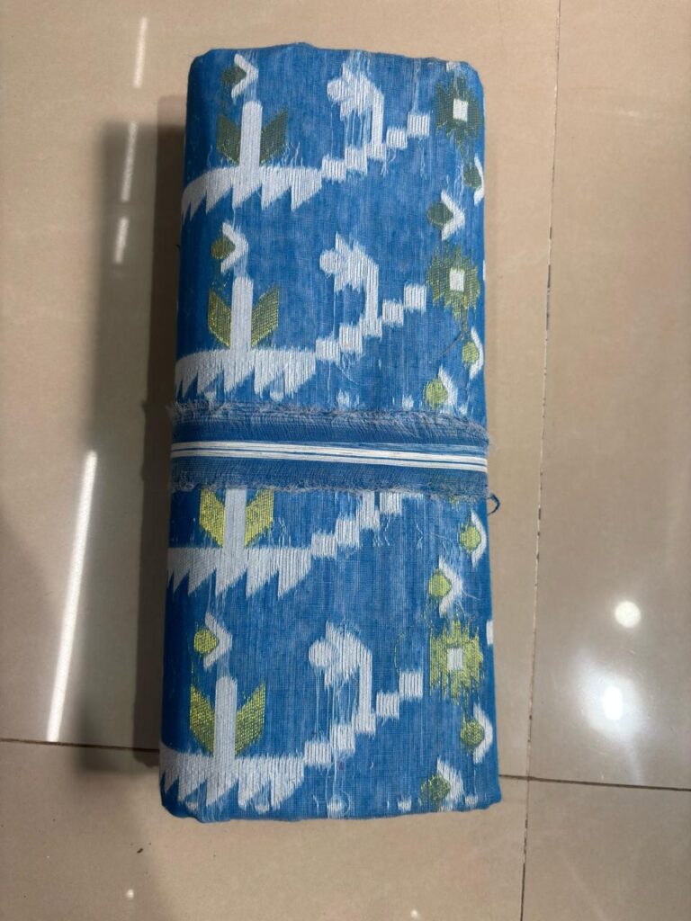 Lota Pata Design Jamdani SkyBlue