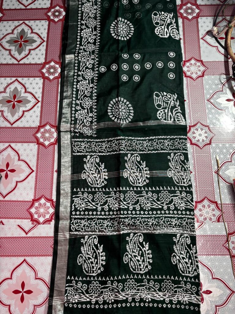 Batik Handloom Dark Green