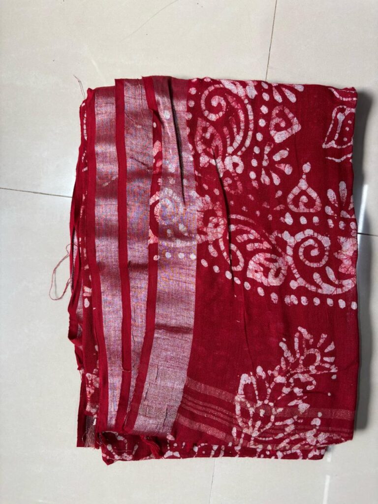Nilen Batik Handloom Deep Red