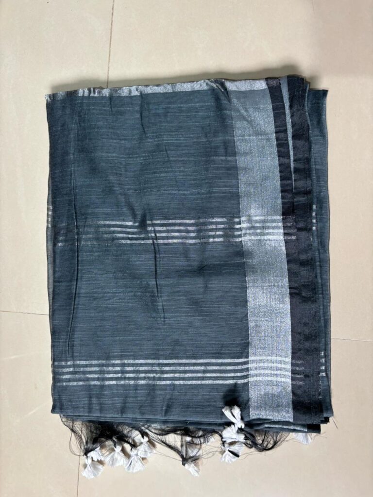 Plain Handloom Charcoal