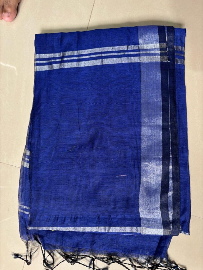Plain Handloom Royel Blue