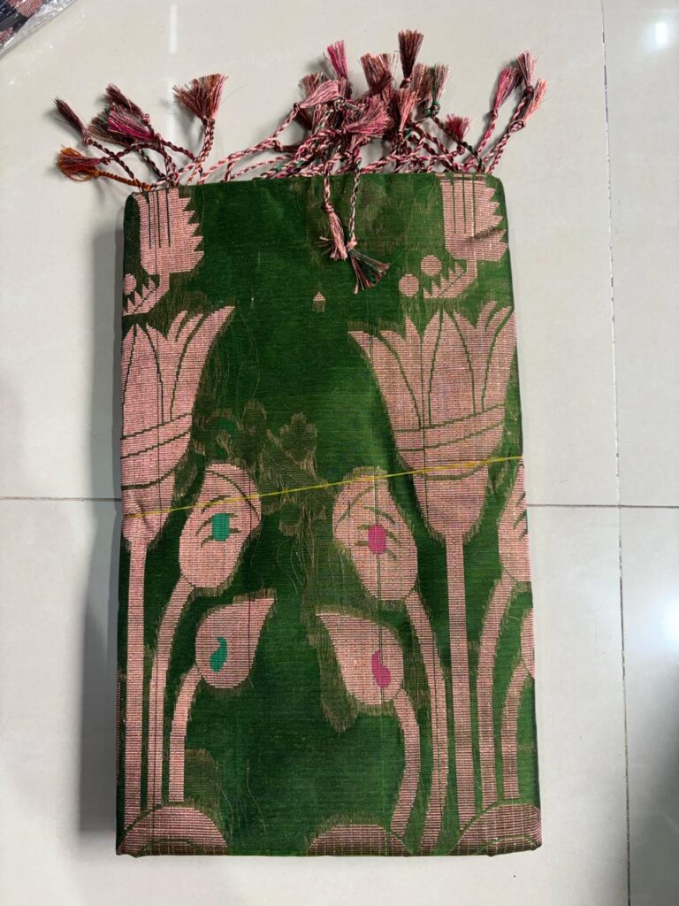 Lamiya Silks Forest Green