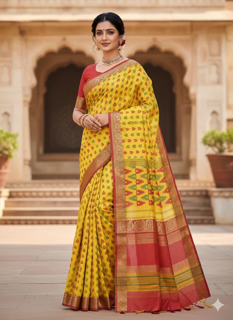 Beautiful Tussore Design 2