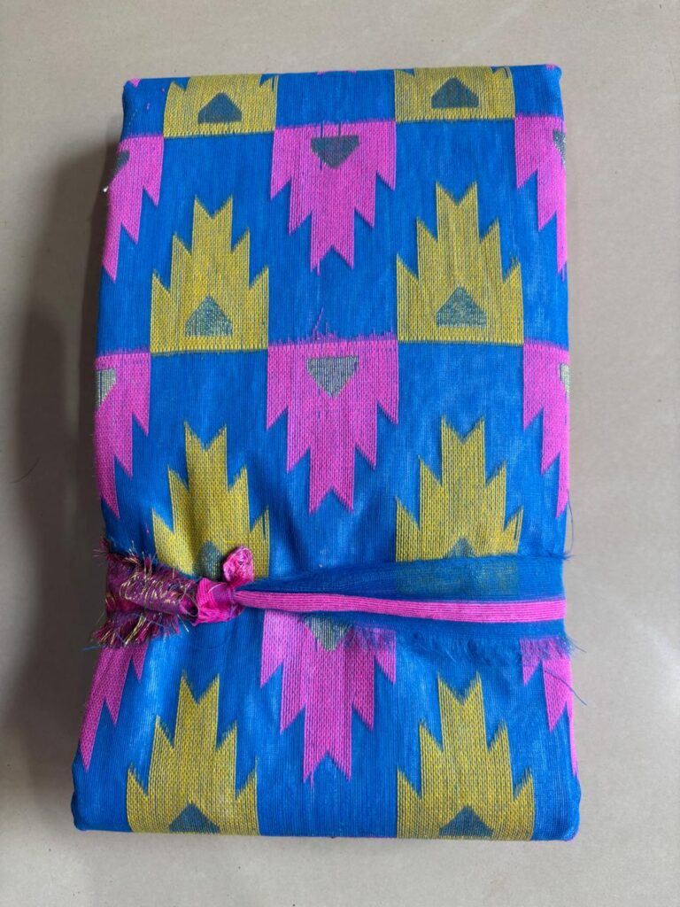 Beautiful Tussore Design 2 Blue