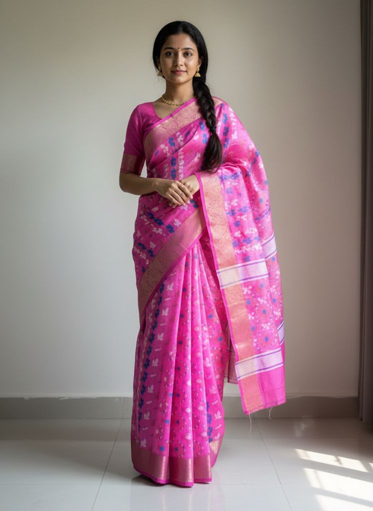 Beautiful Tussore Design 3